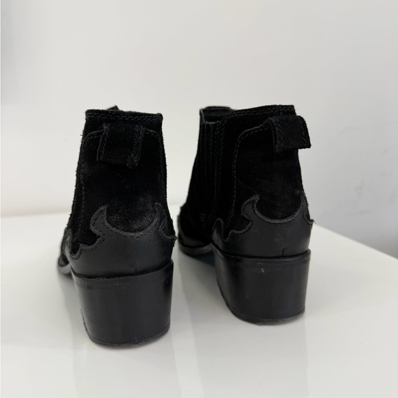 Zara Black Western Ankle Boots - Picture 4 of 8